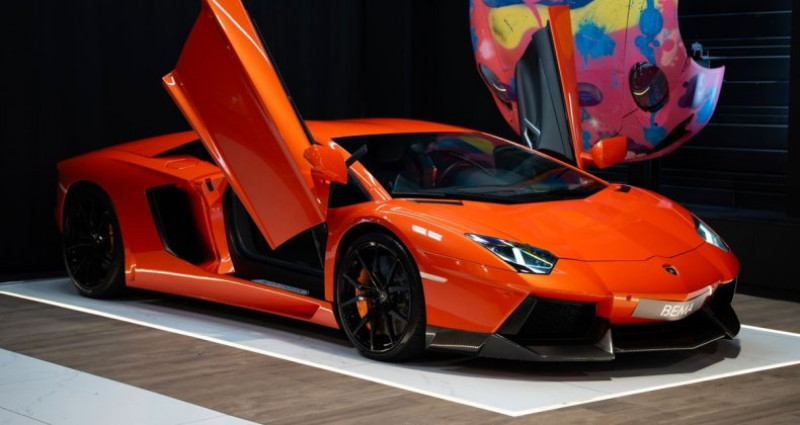 Lamborghini Aventador 6.5 V12 LP 700-4 | Arancio Argos Lift Full PPF cam�ra � part  occasion � Saint Michel Sur orge
